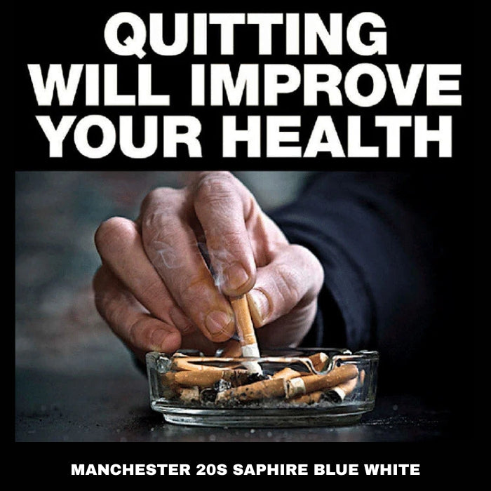Manchester 20s Saphire Blue White 10 Pack – Premium Edition at Cigarettes Online Australia