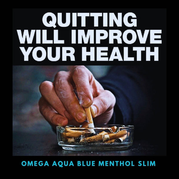 Omega Aqua Blue Menthol Slim 20s Cigarettes Online